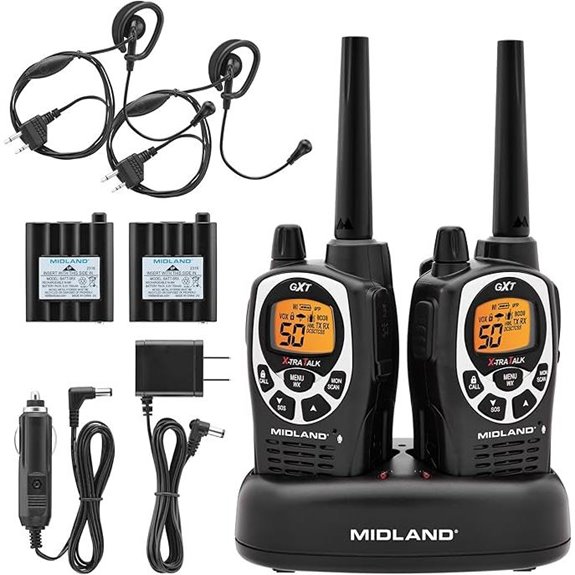 Midland GXT1000VP4 GMRS Two-Way Radio 2-Pack