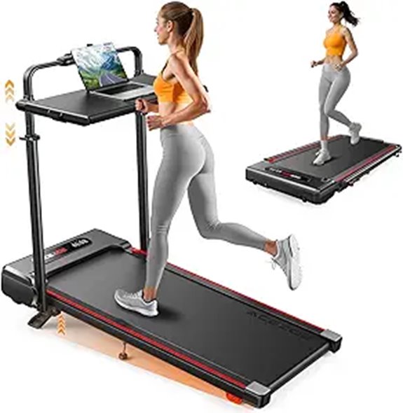 3-in-1 Under Desk Treadmill with Incline