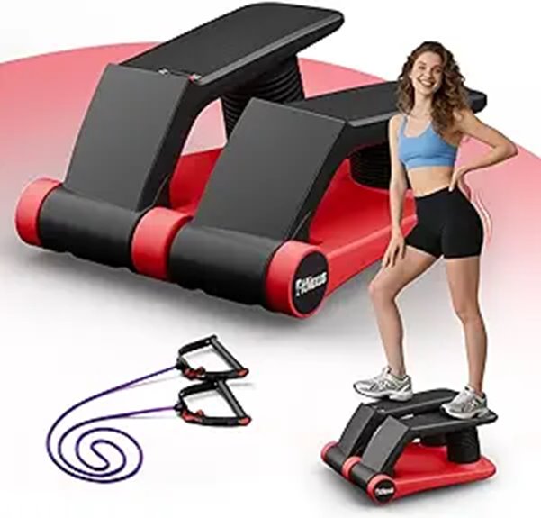 Adjustable Air Resistance Stepper for Cardio Workouts