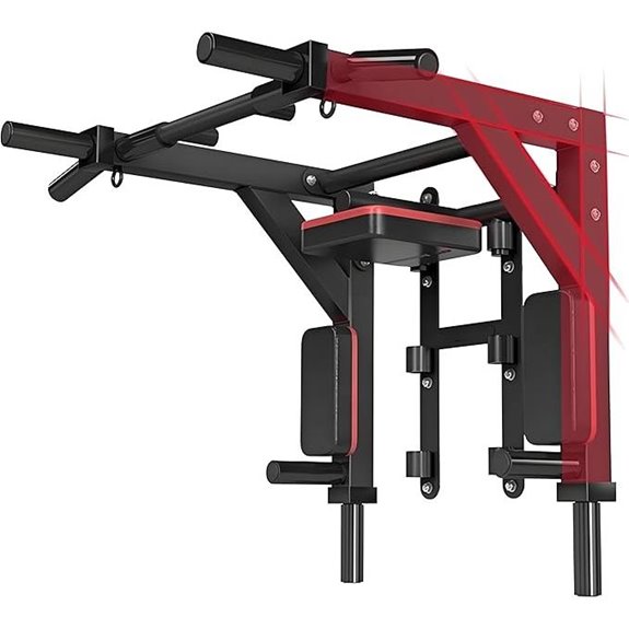 versatile wall mounted fitness equipment