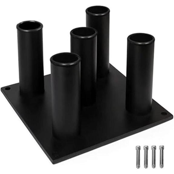 Yes4All Vertical Gym Storage Rack for Barbells