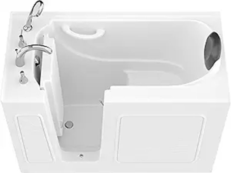 ANZZI Walk In Tub with Quick Fill Faucet