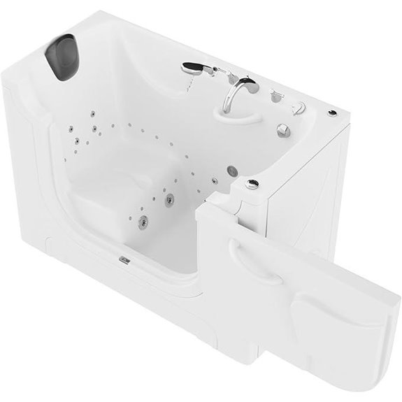 ANZZI Walk-In Tub with 36 Jets and Fast Drain