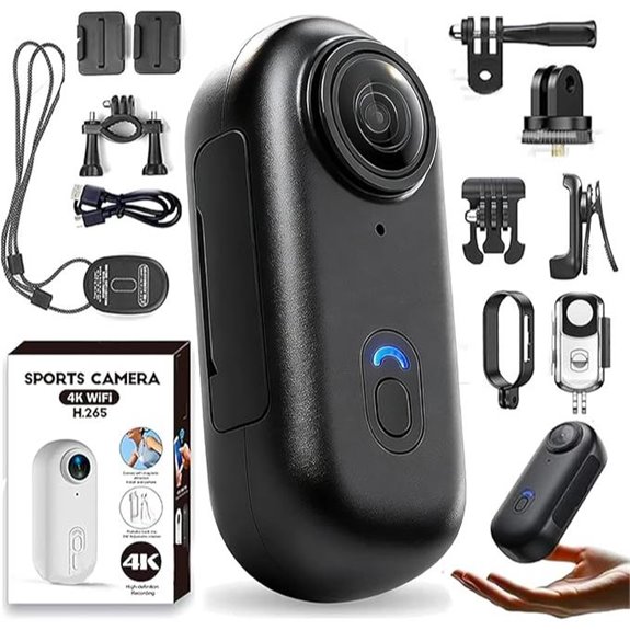 Motorcycle 360° Action Camera Waterproof 4K UHD Wireless