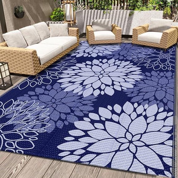 LuxStep Waterproof Outdoor Plastic Straw Rug (5'x8')