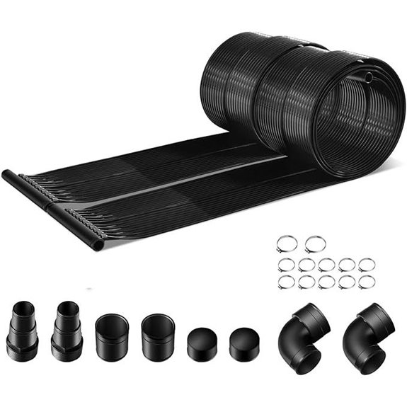 IRONMAX Solar Pool Heater 10 FT Weatherproof Pool Warmer