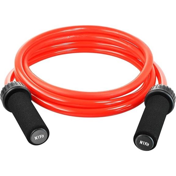 Weighted Jump Rope with Foam Grip Handles