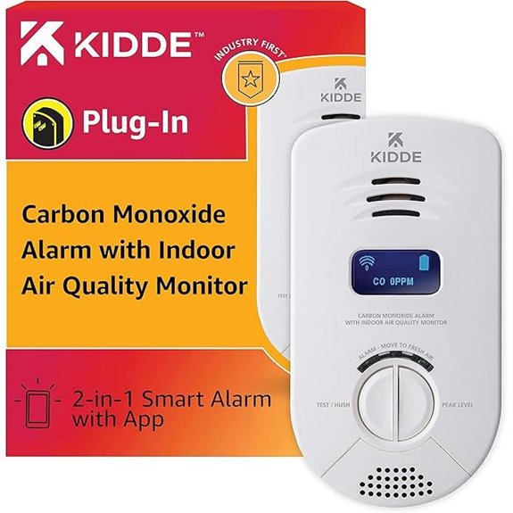 Kidde WiFi Carbon Monoxide & Air Quality Detector