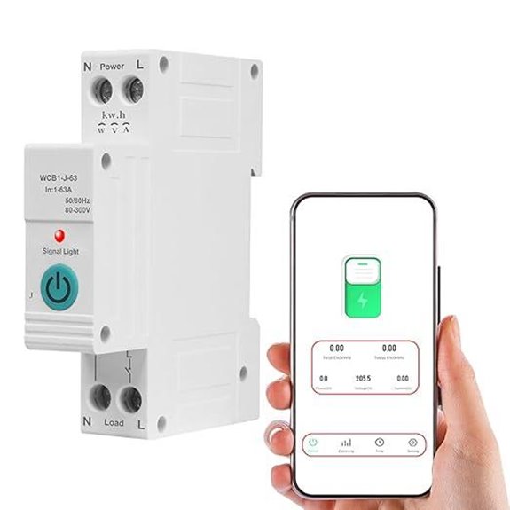Diymore 63A WiFi Circuit Breaker with Remote Control