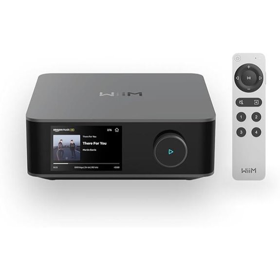 WiiM Amp Ultra with Voice Remote 100W Space Gray