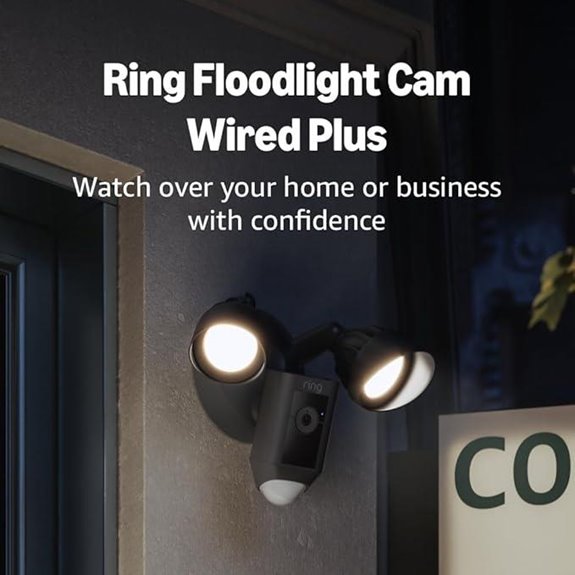Ring Floodlight Cam Wired Plus - 1080p HD Security