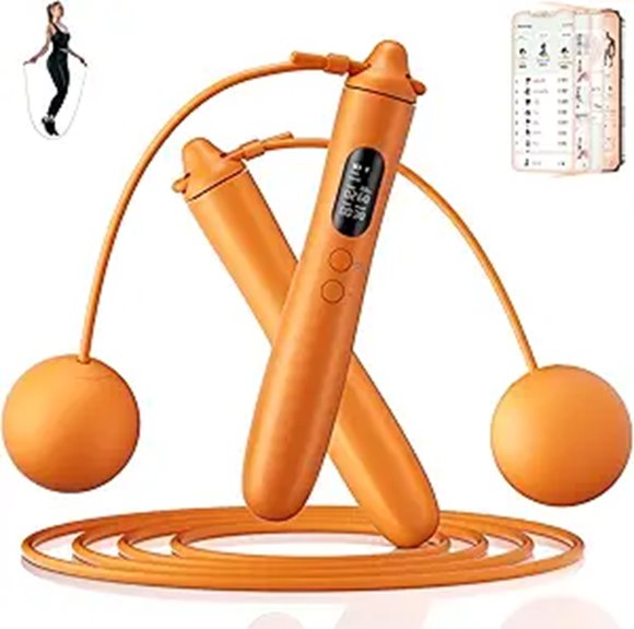 Smart Wireless Jump Rope with Gyroscope and App Tracking