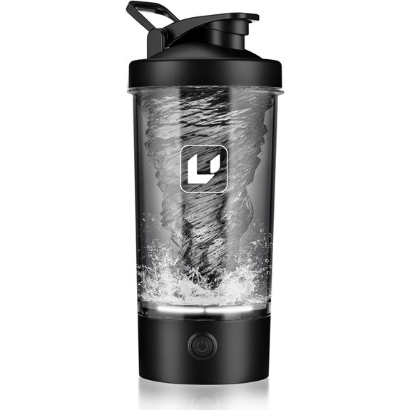 Rechargeable Electric Protein Shaker Bottle with USB-C