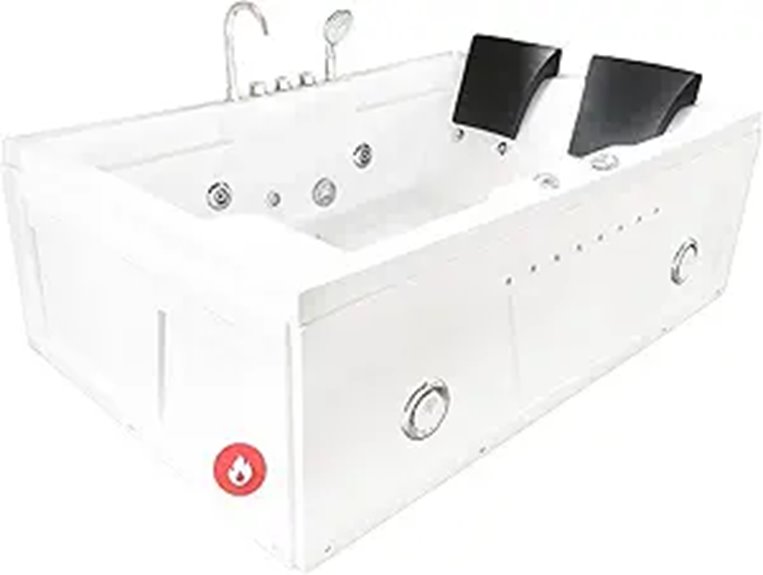 Whirlpool bathtub hydrotherapy hot tub 2 person YELLOWSTONE with Heater