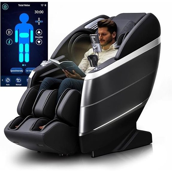 4D Massage Chair with Zero Gravity and Foot Massage