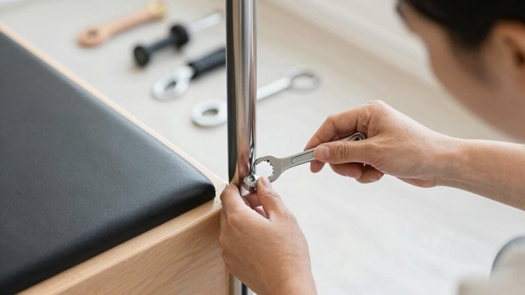 check tighten inspect regularly