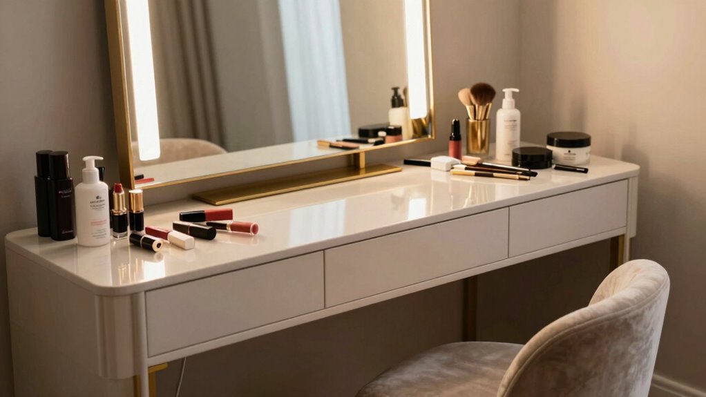 ergonomic vanity setup benefits