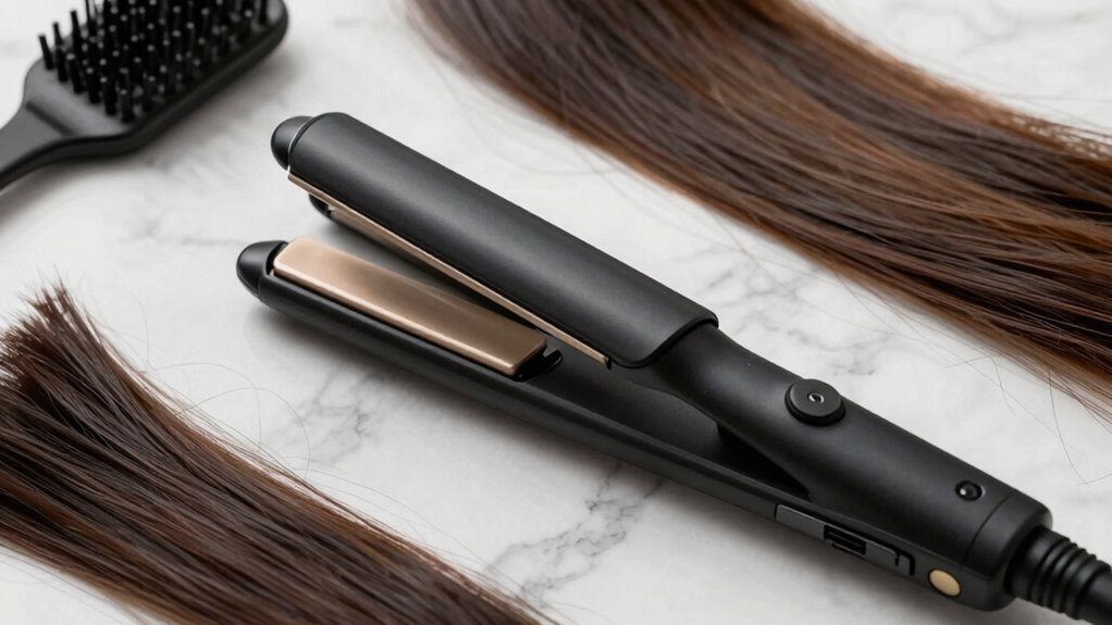 flat iron size and shape