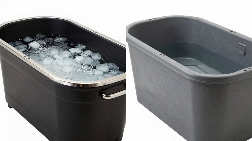 luxury versus affordable cold tubs