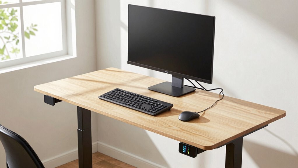 proper desk setup and calibration