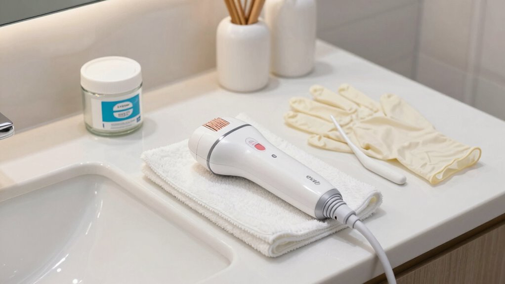 proper ipl device disinfection