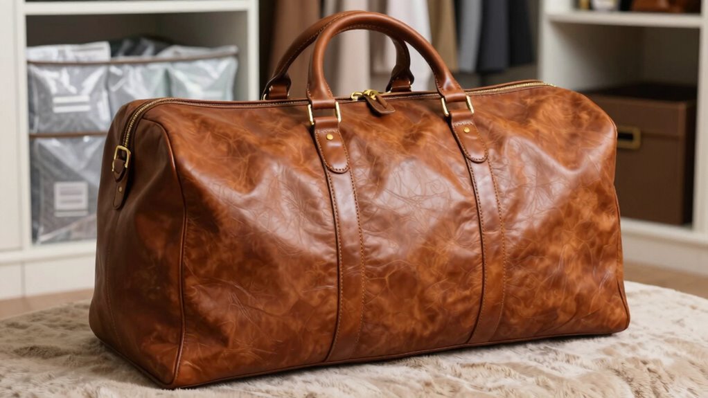 proper leather care and storage