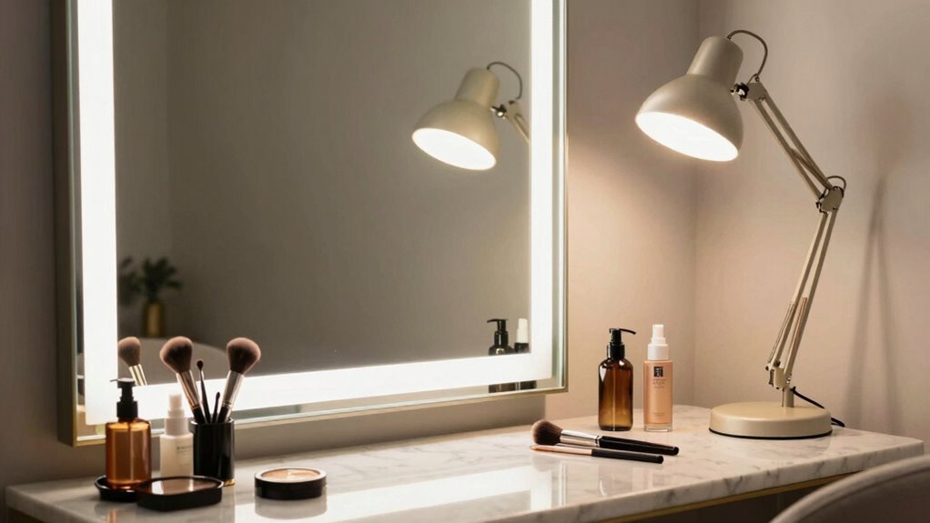 proper lighting placement and size