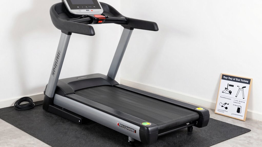 safe treadmill setup tips