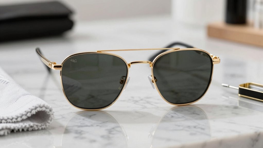 signs of sunglasses damage