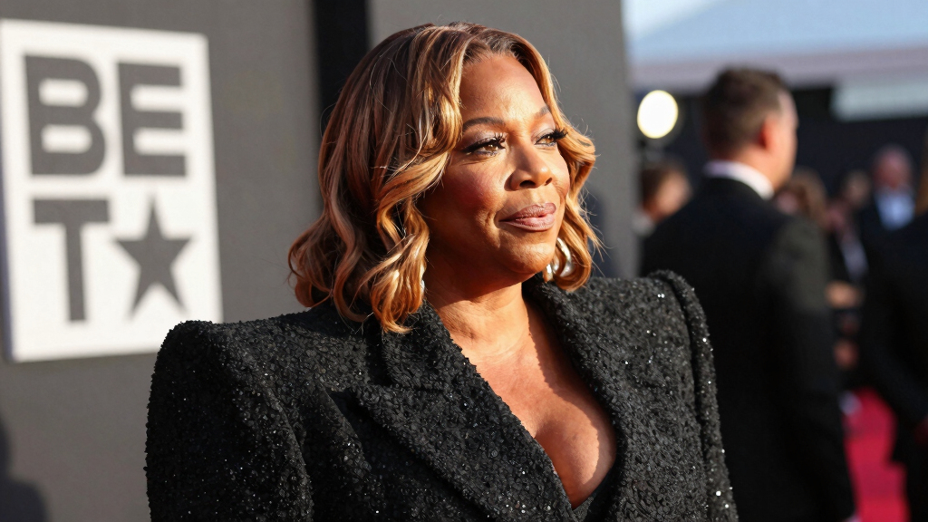 Queen Latifah’s Kilian Kerner Look Brings Textural Volume to the BET Awards 2026 Red Carpet