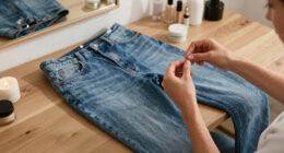 Hailey Bieber Gap Jeans