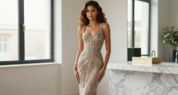 Zendaya Is Goddess-Like in This Sculpted, Beaded, Fantastic Schiaparelli Gown