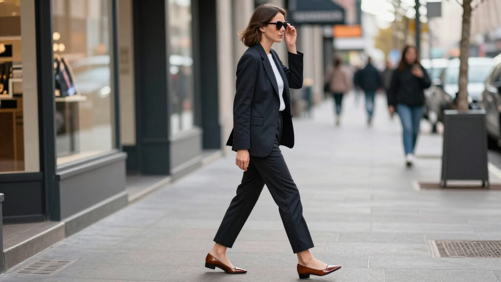 Busy Fashion People Know This Flat-Shoe Trend Makes Outfits Look Chicer When You're Already Late