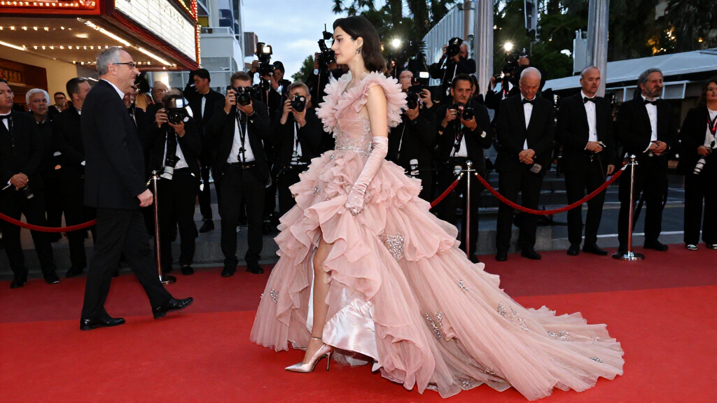 Elle Fanning's Over-the-Top 'Hunger Games' Premiere Dress Would Make Effie Proud
