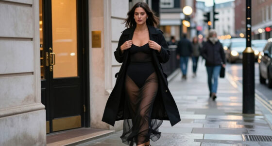 Emily Ratajkowski Takes The Naked Dress Trend To London