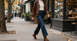 How To Style Bootcut Jeans Like An Off-Duty Model For Autumn 2026