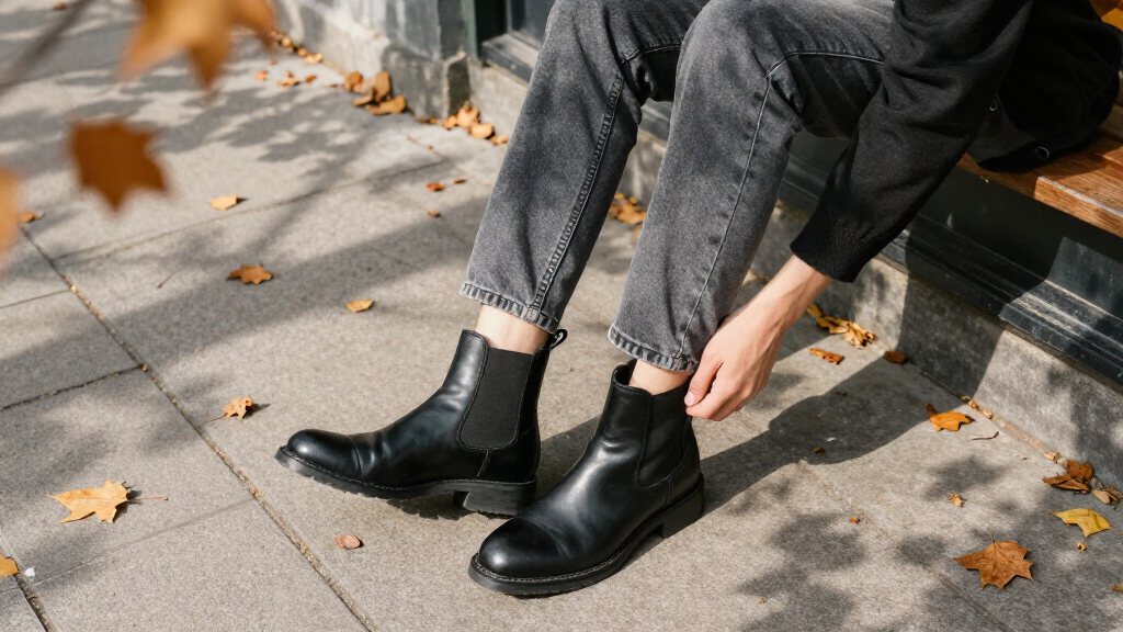 How To Style Grey Granny Jeans With Chelsea Boots In Autumn 2026