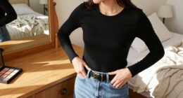 How To Style The Ekouaer Women's Long Sleeve Fitted Top For $5