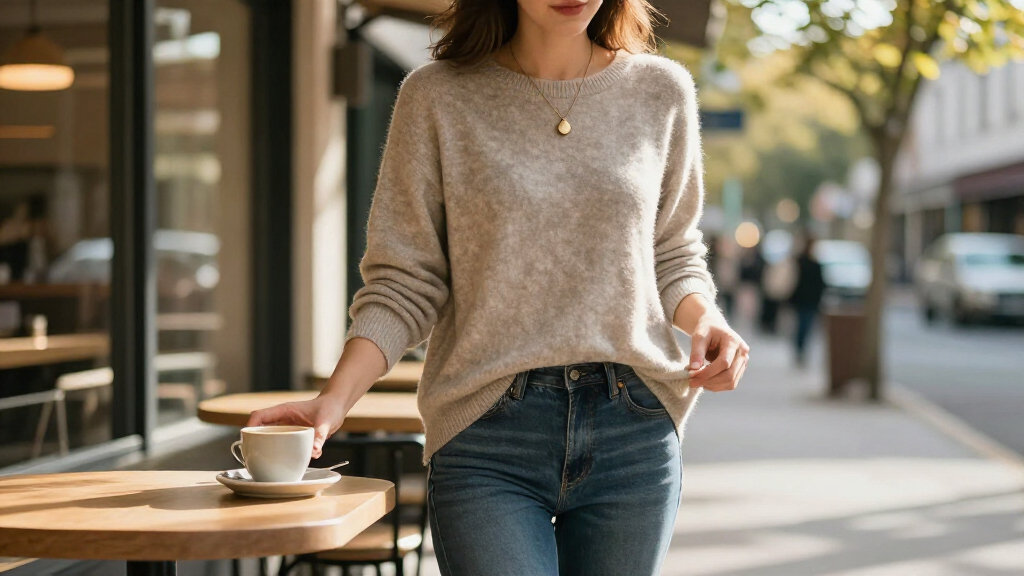 How To Style The JUSTFASHIONNOW Women's Long Sleeve Tunic Sweater For $4.80
