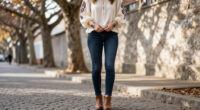 How To Wear A ‘70S Boho Blouse With Skinny Jeans This Autumn
