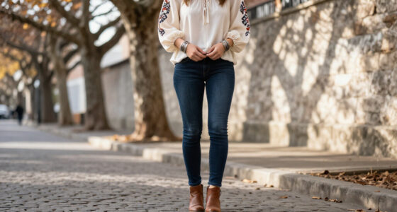 How To Wear A ‘70S Boho Blouse With Skinny Jeans This Autumn
