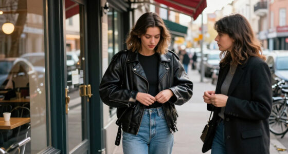 The '90S Called: It Wants Bella Hadid's Leather Jacket And Jeans Back